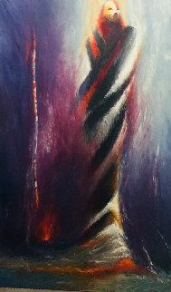 Ritual 1988 56x36 Original Painting - Larry Fodor Ritual 1988 56x36 Original Painting - Larry Fodor