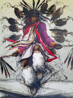 Apache Dancer 1984 Limited Edition Print - Larry Fodor Apache Dancer 1984 Limited Edition Print - Larry Fodor