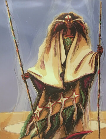 Medicine Woman 1987 Limited Edition Print - Larry Fodor