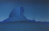 Blue Sphinx Poster and Other 1977 Other by Jean Michel Folon - 0 Blue Sphinx Poster and Other 1977 Other by Jean Michel Folon - 0