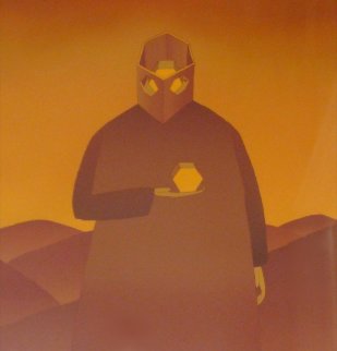 Le Penseur 1975 Limited Edition Print - Jean Michel Folon Le Penseur 1975 Limited Edition Print - Jean Michel Folon