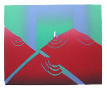 La Porte Blanche 1985 Limited Edition Print - Jean Michel Folon La Porte Blanche 1985 Limited Edition Print - Jean Michel Folon