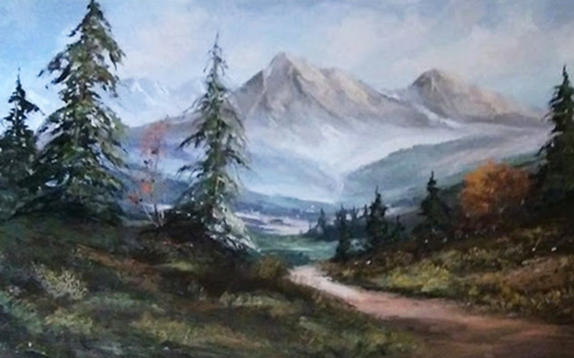 Untitled Painting 52x28 Original Painting by Caroll Forseth