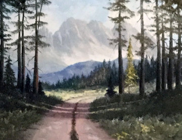Untitled Landscape 32x56 Super Huge Original Painting - Caroll Forseth Untitled Landscape 32x56 Super Huge Original Painting - Caroll Forseth