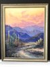 Desert Sunset 32x26 - Framed Oil on Canvas Original Painting by Caroll Forseth - 1 Desert Sunset 32x26 - Framed Oil on Canvas Original Painting by Caroll Forseth - 1