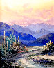 Desert Sunset 32x26 Original Painting by Caroll Forseth - 0