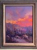 Desert Landscape 31x25 Original Painting by Caroll Forseth - 1