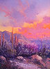 Desert Landscape 31x25 Original Painting by Caroll Forseth - 0