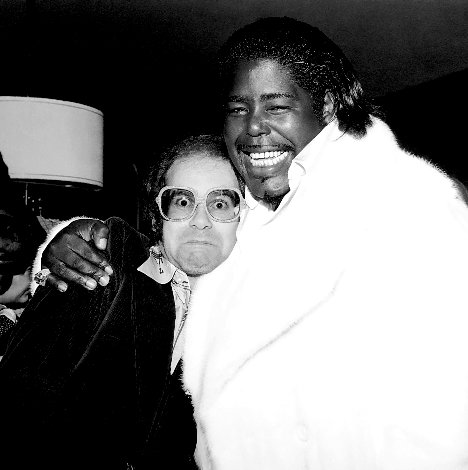 Elton John and Barry White 1975 - Music Photography - James Fortune