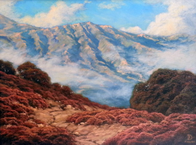 California Hills 2008 17x21 Original Painting by Dirk Foslien