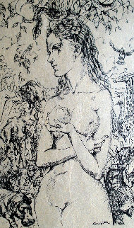 Eve 1959 Limited Edition Print - Tsuguharu Foujita Eve 1959 Limited Edition Print - Tsuguharu Foujita