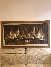 Sailboats 1964 32x55 Original Painting by Ozz Franca - 7 Sailboats 1964 32x55 Original Painting by Ozz Franca - 7