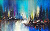 Untitled (Evening Seascape) 34x44 Huge Original Painting by Ozz Franca - 0