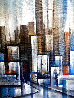 Untitled Cityscape 26x24 Original Painting by Ozz Franca - 0