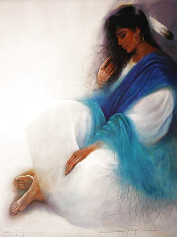 Blue Tranquility 1990 by Ozz Franca