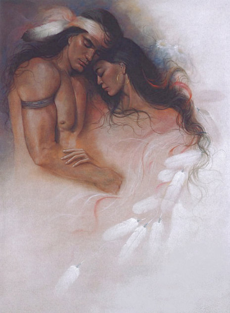 Lovers 1991 Limited Edition Print by Ozz Franca