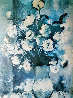 Untitled Floral Painting 34x24 Original Painting by Ozz Franca - 0