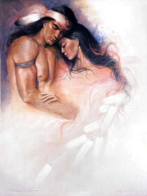 Lovers 1992 Limited Edition Print by Ozz Franca