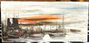 Untitled Harbor Scene - 12x24 Oil on Canvas Original Painting by Ozz Franca - 1 Untitled Harbor Scene - 12x24 Oil on Canvas Original Painting by Ozz Franca - 1