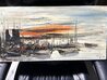 Untitled Harbor Scene - 12x24 Oil on Canvas Original Painting by Ozz Franca - 3 Untitled Harbor Scene - 12x24 Oil on Canvas Original Painting by Ozz Franca - 3