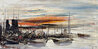 Untitled Harbor Scene - 12x24 Oil on Canvas Original Painting by Ozz Franca - 0 Untitled Harbor Scene - 12x24 Oil on Canvas Original Painting by Ozz Franca - 0