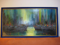Untitled Painting 24x48 Super Huge Original Painting by Ozz Franca - 1 Untitled Painting 24x48 Super Huge Original Painting by Ozz Franca - 1