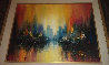 Untitled Cityscape 1974 21x27 Original Painting by Ozz Franca - 1