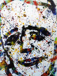 Self Portrait 1974 29x22 Original Painting - Sam Francis Self Portrait 1974 29x22 Original Painting - Sam Francis
