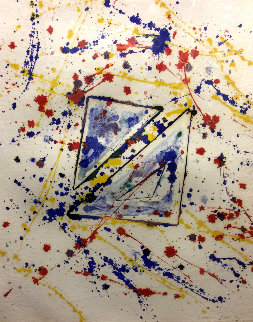 In Out and Of Monoprint 1977 30x24 Works on Paper (not prints) - Sam Francis In Out and Of Monoprint 1977 30x24 Works on Paper (not prints) - Sam Francis