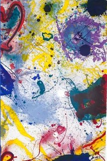 Untitled Lithograph 1992 Super Huge Limited Edition Print - Sam Francis Untitled Lithograph 1992 Super Huge Limited Edition Print - Sam Francis