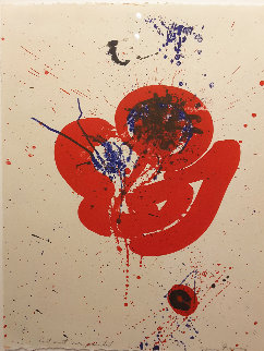 Unique Mixed Media, 21 x 17, 1963 Works on Paper (not prints) - Sam Francis