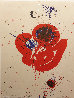 Unique Mixed Media, 21 x 17, 1963 Works on Paper (not prints) by Sam Francis - 0