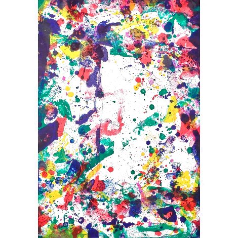 From Vegetable Series: Vegetable I 1971 Limited Edition Print - Sam Francis