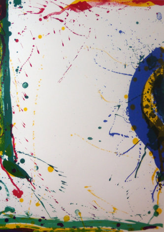 Untitled, From Poemes Dans Le Ciel 1986 Limited Edition Print - Sam Francis