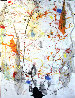 Untitled painting and monotype on paper, and ghost 1990 Original Painting by Sam Francis - 1