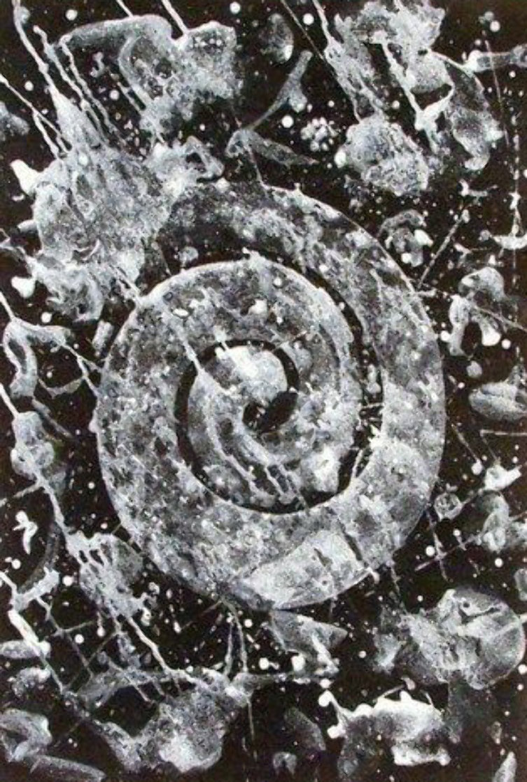 Untitled (Blue-Grey Spiral) 1983 HS Limited Edition Print by Sam Francis