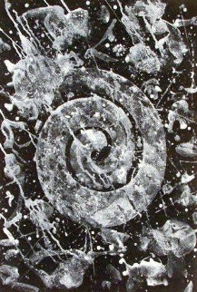 Untitled (Blue-Grey Spiral) 1983 Limited Edition Print - Sam Francis Untitled (Blue-Grey Spiral) 1983 Limited Edition Print - Sam Francis