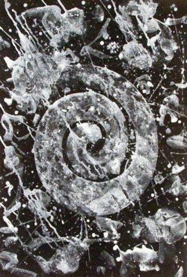 Untitled (Blue-Grey Spiral) 1983 Limited Edition Print by Sam Francis Untitled (Blue-Grey Spiral) 1983 Limited Edition Print by Sam Francis
