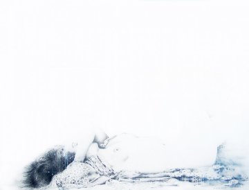 Sleep III 2007 38x50 Original Painting - Francisco Ferro Sleep III 2007 38x50 Original Painting - Francisco Ferro