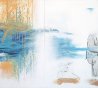 I Will Return You the Smile (diptych) 2002 47x51 Huge Original Painting by Francisco Ferro - 0