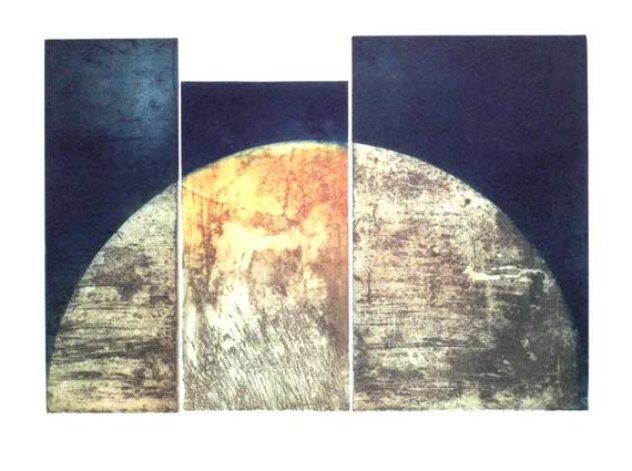 Series Semicircle III 1996 24x29 Limited Edition Print by Francisco Ferro