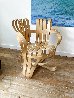 Gehry Cross Check Maple Wood Knoll Chair 1992 36 in Sculpture by Frank Gehry - 1