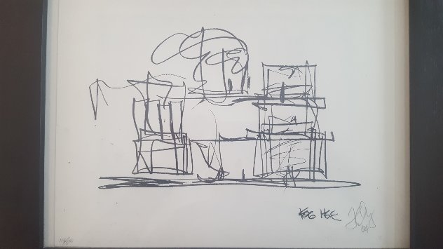 Study For New Frank Gehry House 2004 Limited Edition Print by Frank Gehry