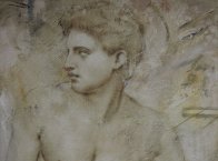 Untitled Grecian Man 36x44 Super Huge Original Painting by Richard Franklin - 2 Untitled Grecian Man 36x44 Super Huge Original Painting by Richard Franklin - 2