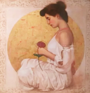 Mystic Rose 1990 Embellished Limited Edition Print - Richard Franklin Mystic Rose 1990 Embellished Limited Edition Print - Richard Franklin