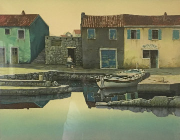 Peaceful Dawn 1992 Limited Edition Print - Frane Mlinar Peaceful Dawn 1992 Limited Edition Print - Frane Mlinar