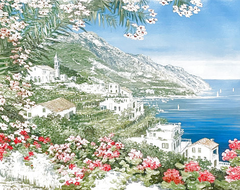 Road to Ravello - Huge - Italy Limited Edition Print - Liliana Frasca