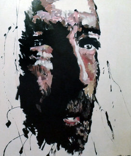 Eric Clapton 1995 36x31 Original Painting - George Frayne Eric Clapton 1995 36x31 Original Painting - George Frayne