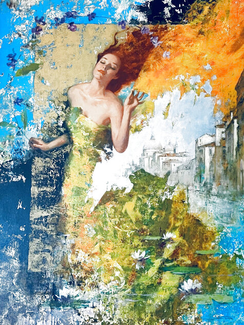 La Serenissima - Framed Serigraph on Canvas by Francois Fressinier