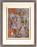 Untitled (Three Figures) 48x37 - Huge Works on Paper (not prints) by Donald Stuart Leslie Friend - 1